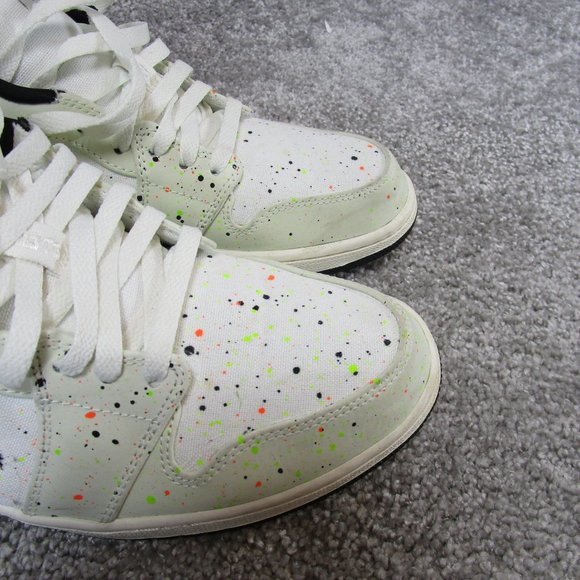 Jordan 1 Low Mens Size 11 Sneakers Brushstroke Sneakers Gray Splatter Shoes main image 10